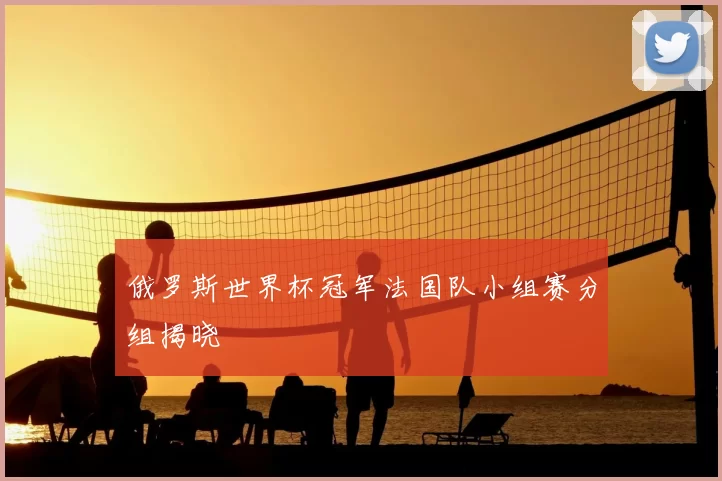 俄罗斯世界杯冠军法国队小组赛分组揭晓