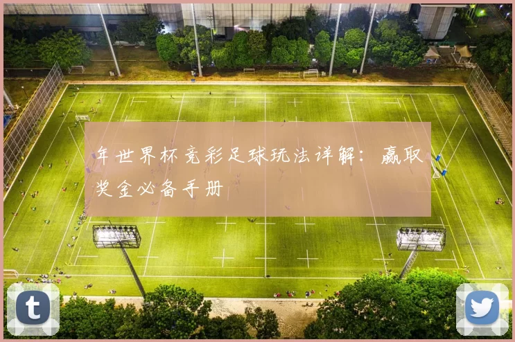 年世界杯竞彩足球玩法详解：赢取奖金必备手册